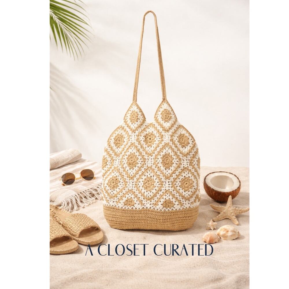 Urban Originals Sunflower Tote Tan NWT